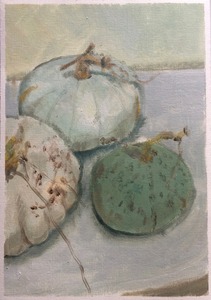 Three squashes